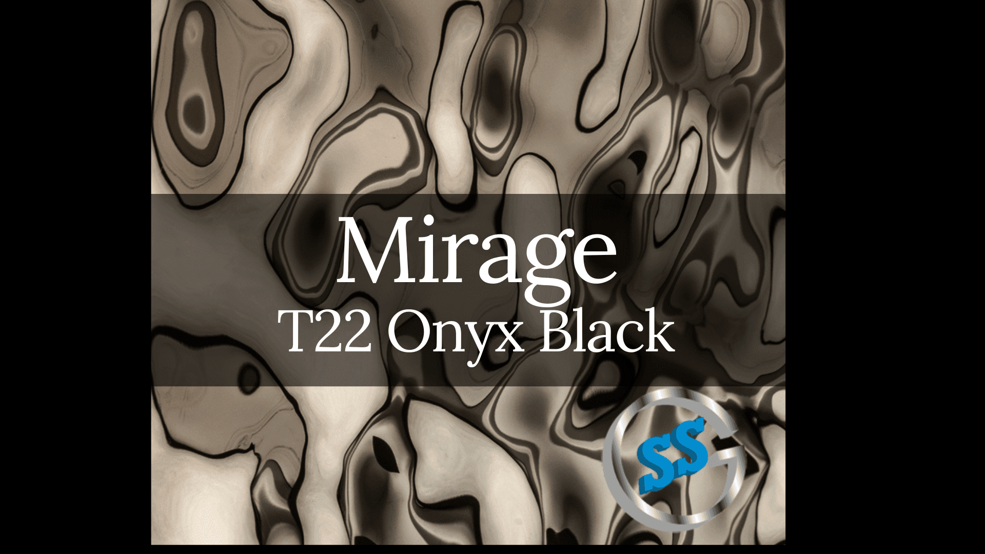 Acciaio inox Water Rhythm Mirage BLACK
