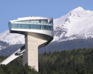 Architette Rimex Bergisel Ski Tower inox Cambridge