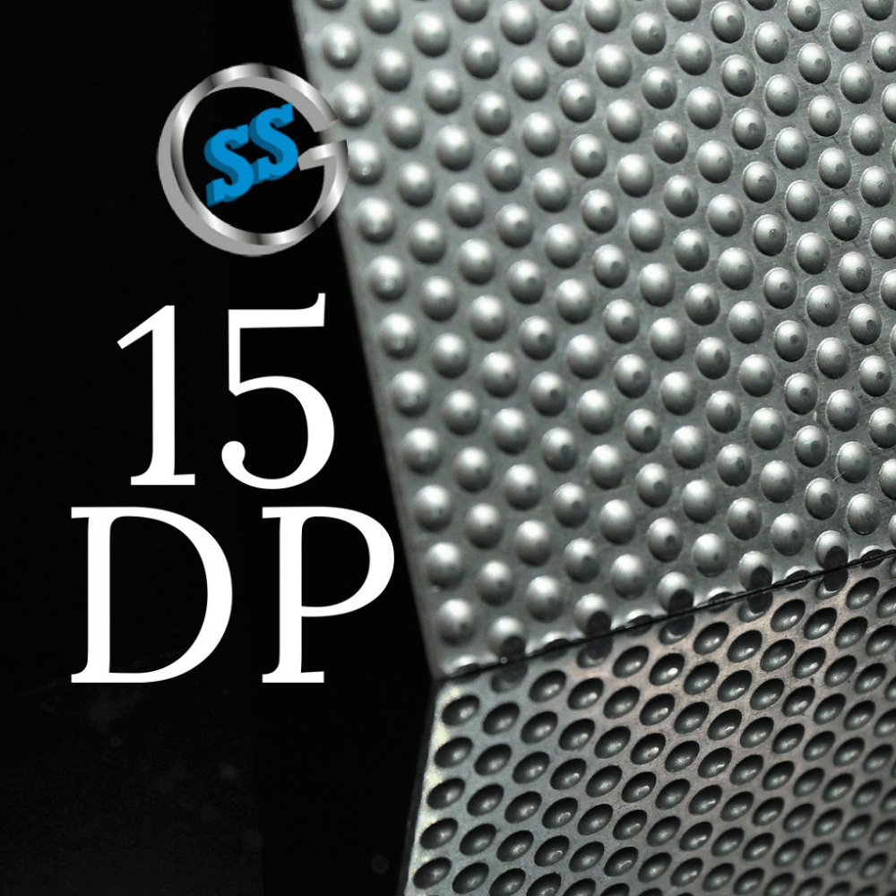 acciaio inox bugnato 15DP, inox bugna tonda, inox rigidizzato 15DP