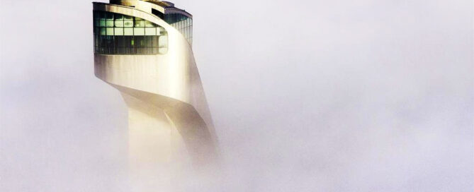 Bergisel Tower Zaha Hadid inox cambridge inox millerighe architettura