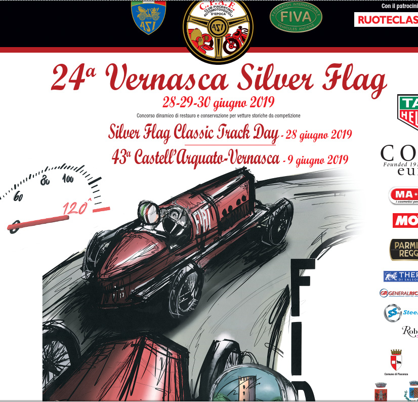 VERNASCA SILVER FLAG: acciaio inox per far rivivere la storia delle autovetture