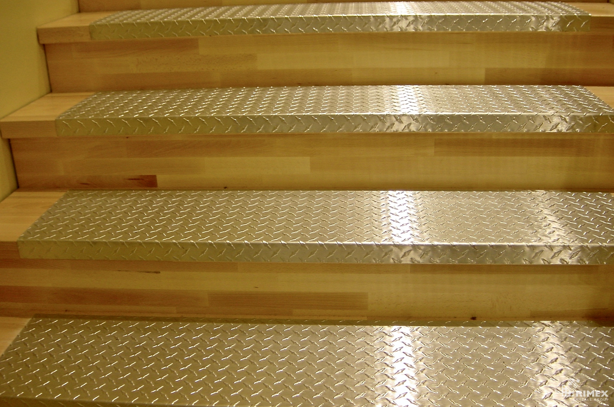 Lamiera inox bugnata antiscivolo