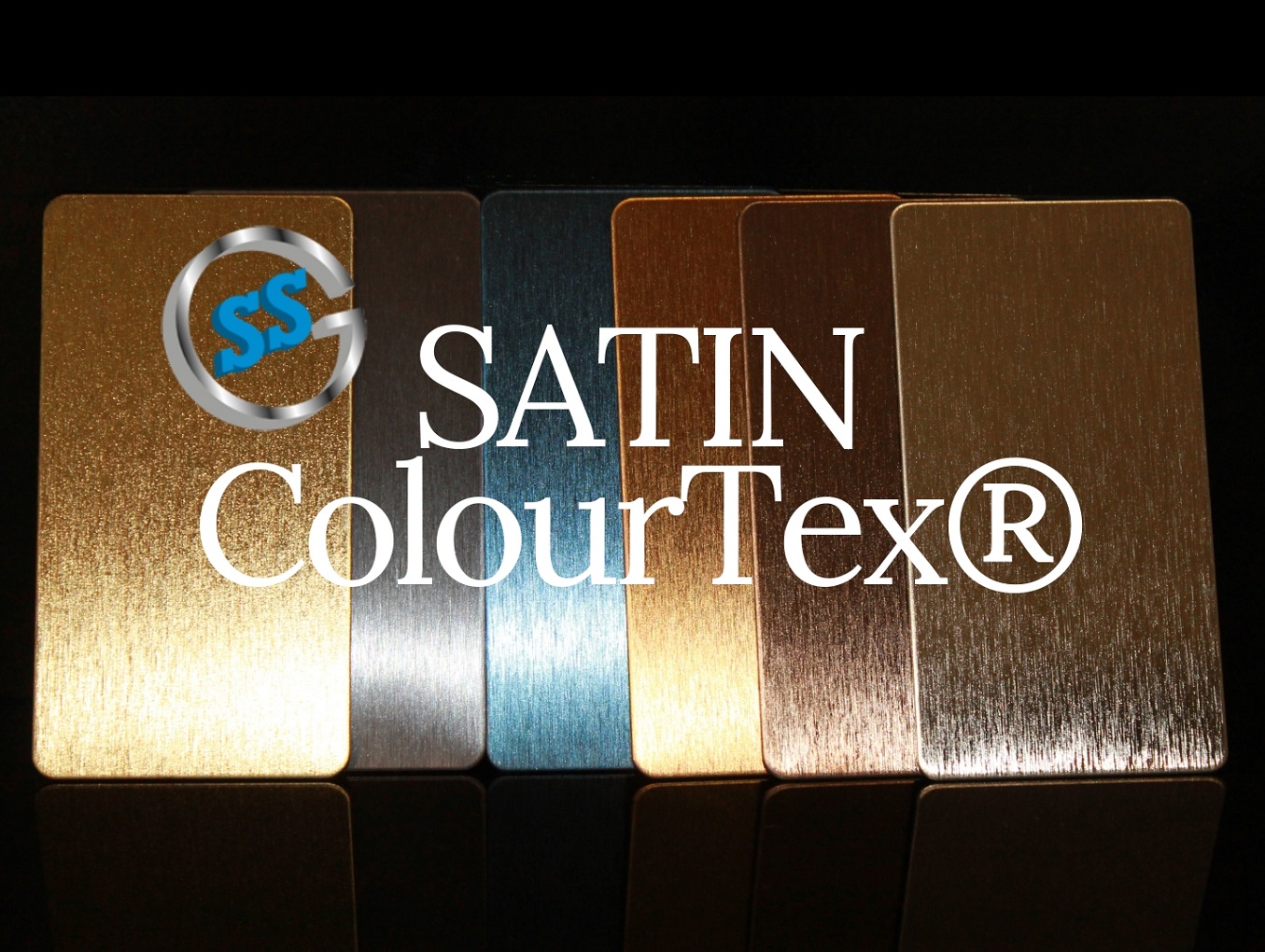 Varianti elettro-colorate ColourTex Satin, inox satinato colorato galvanico, inox elettro-colorato satin