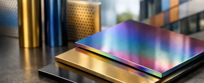 Colorazione galvanica inox: estetica che dura