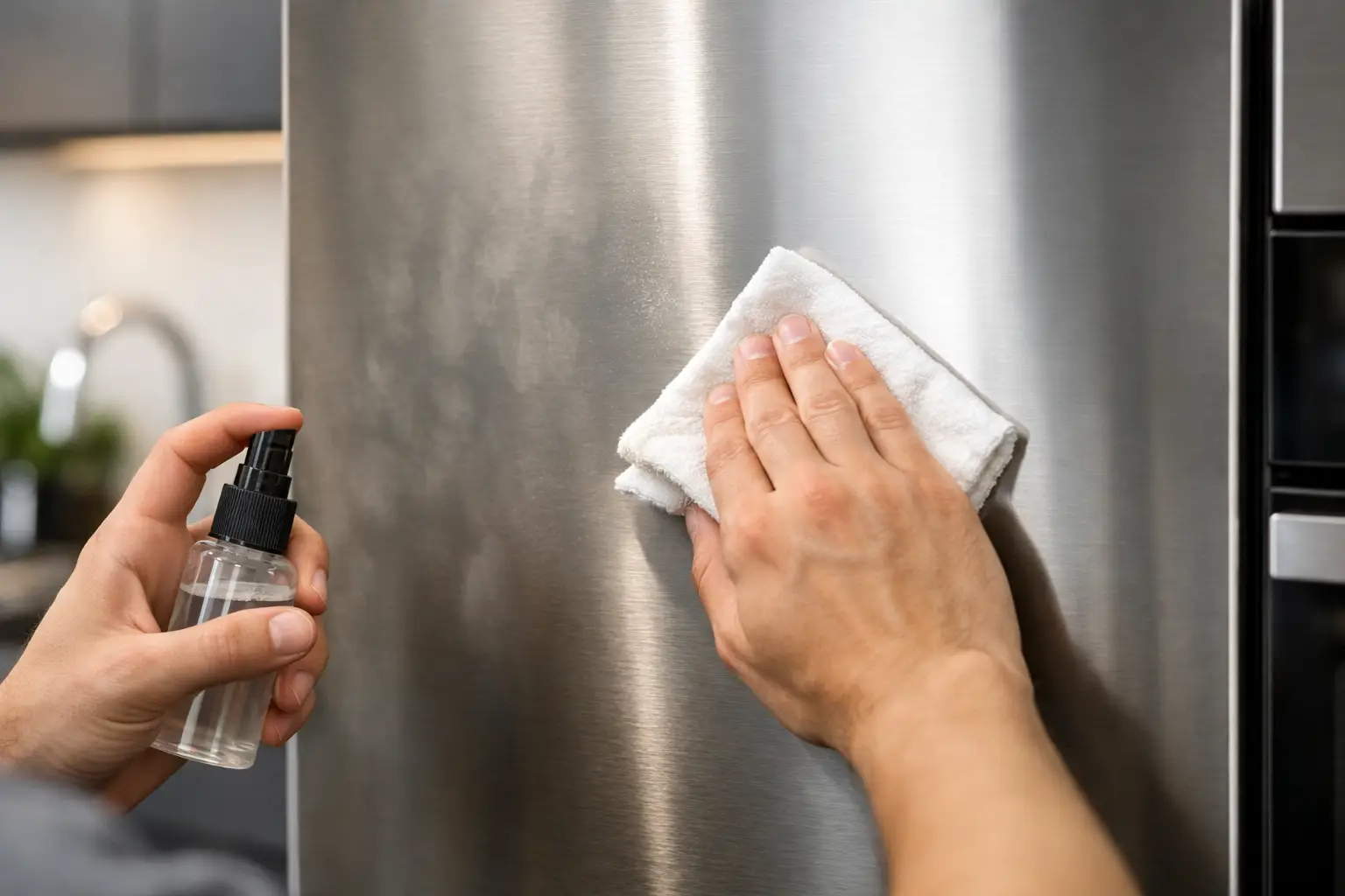 Come applicare trattamento anti impronta inox