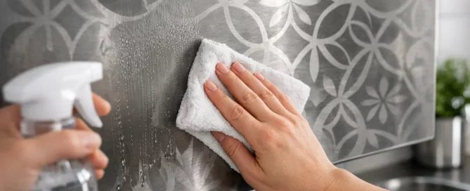 Come pulire l'acciaio inox decorato senza segni