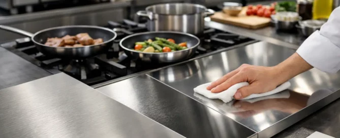 Cucina inox professionale: quale finitura scegliere