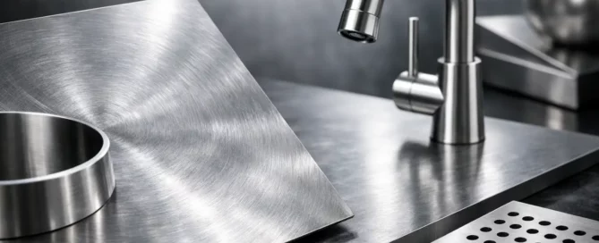 Finitura Granex Vortex inox per superfici distintive