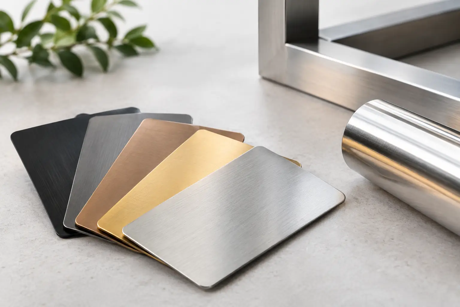 Finiture PVD per inox: colore, durata e progetto