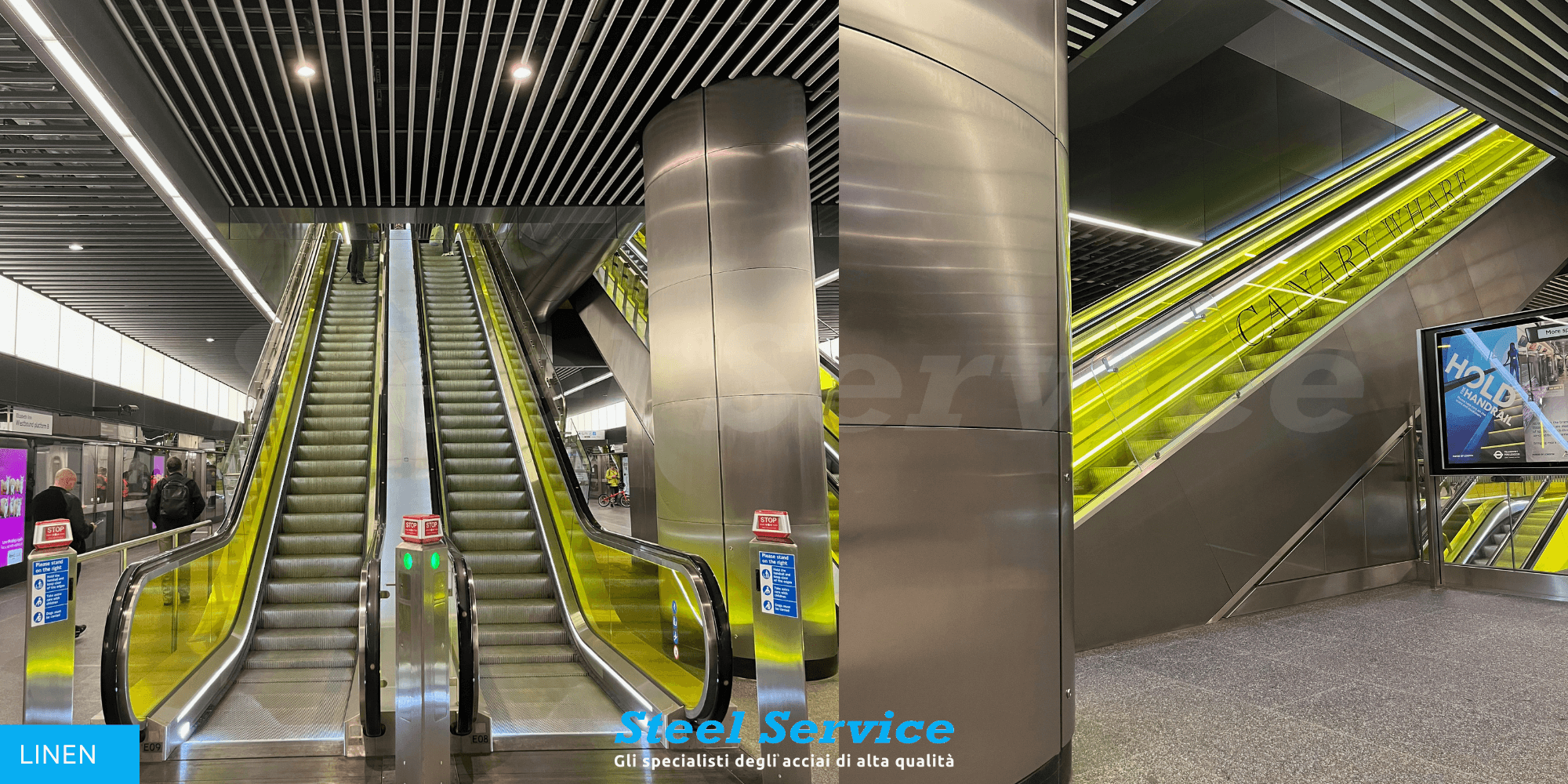 inox ascensori scale mobili LINEN 1