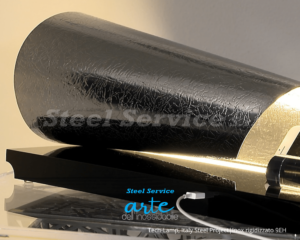 Tech Lamp by Italy Steel Project - Inox 9EH - inox rigidizzati e colorati arredo design