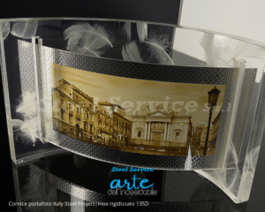 Cornice portafoto by Italy Steel Project - inox rigidizzato 13SD - inox rigidizzati e colorati arredo design