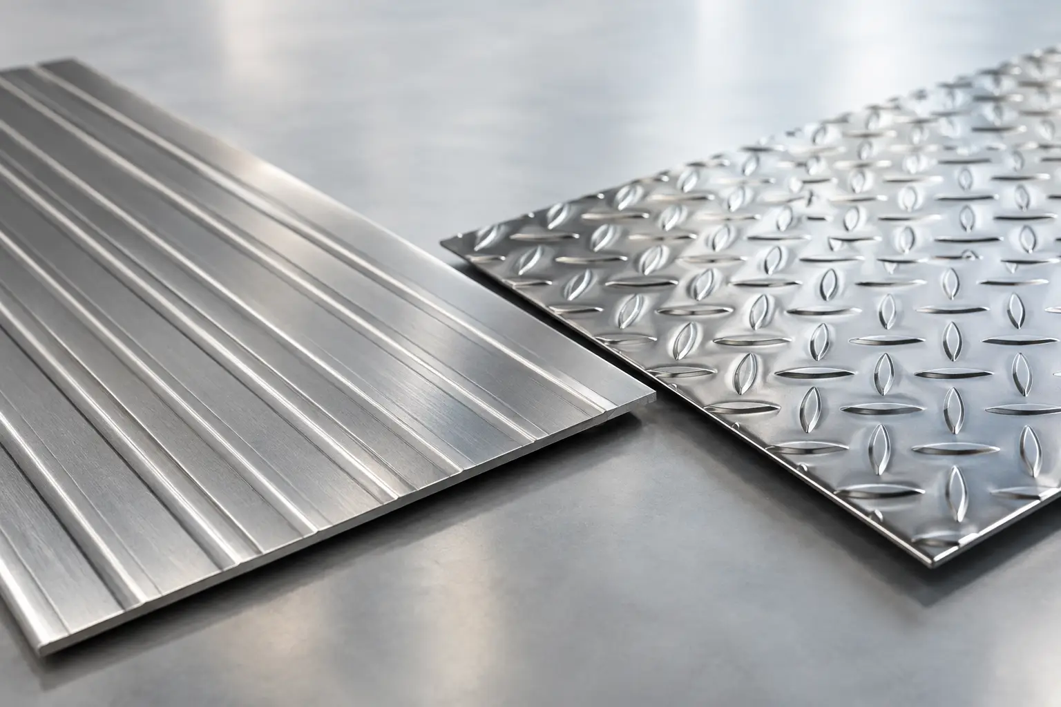 Inox rigidizzato vs lamiera mandorlata: quale scegliere