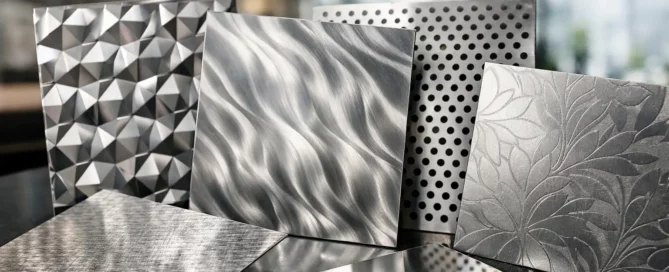 Lamiera inox decorata per progetti distintivi