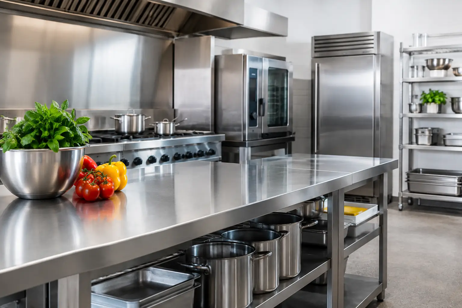 Migliori materiali per cucine industriali