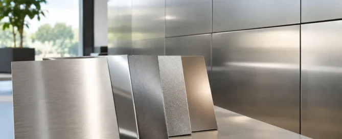 Pannelli inox pareti: scelta e finiture