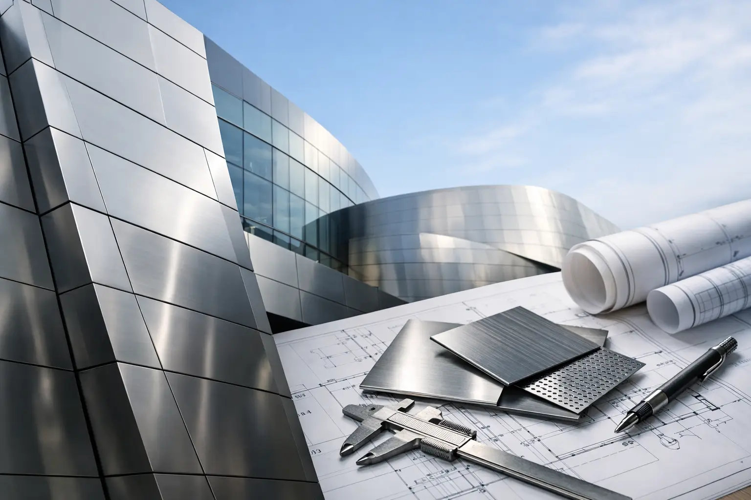 Progettare rivestimenti inox architettonici