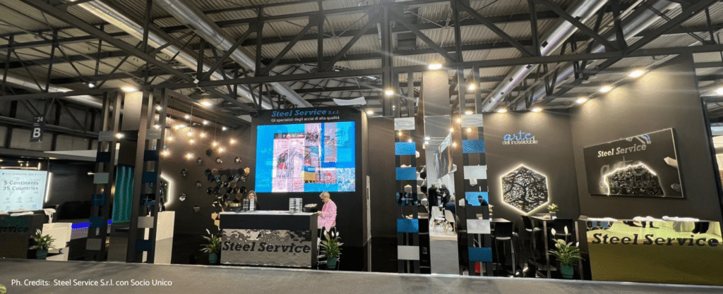 stand Made in Steel 2025 Steel Service Arte dell'inossidabile