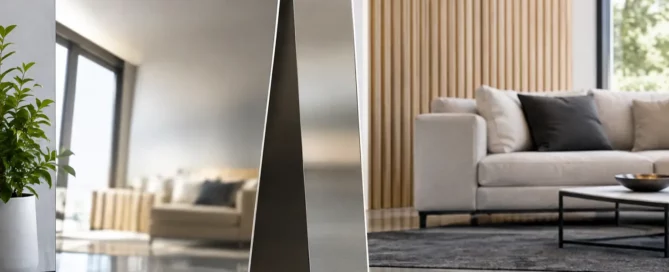 Super Mirror inox per rivestimenti di carattere